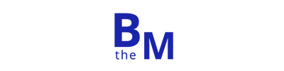 B the M 브랜드 로고
