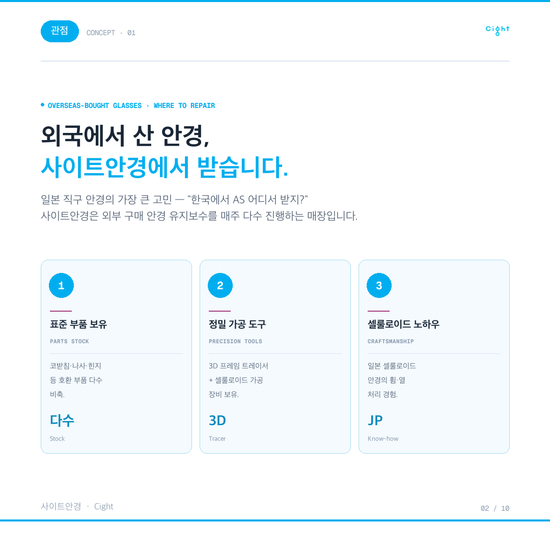 일본에서 산 금자안경, 한국에서 AS가 될까 — 코받침 파손과 비틀어짐을 되살린 기록